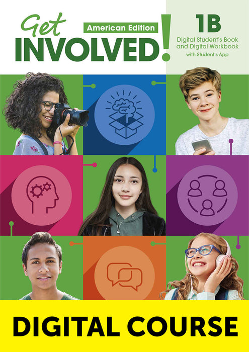 Get Involved! American Edition Level 1B Digital Student's Book and Digital Workbook with App