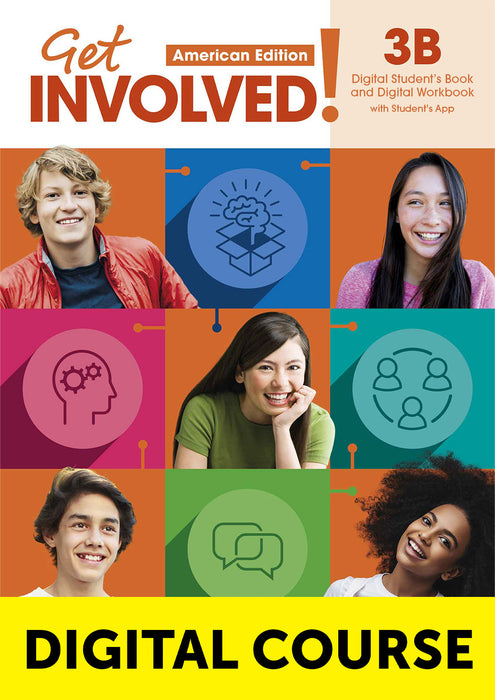 Get Involved! American Edition Level 3B Student's Book and Workbook with Student's App and Digital Student's Book and Digital Workbook