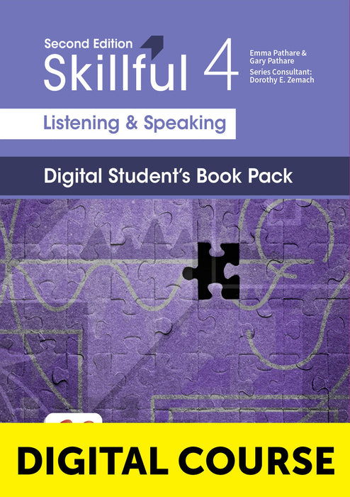 Skillful Second Edition Level 4 Listening and Speaking Digital Student's Book Digital-Only Premium Pack