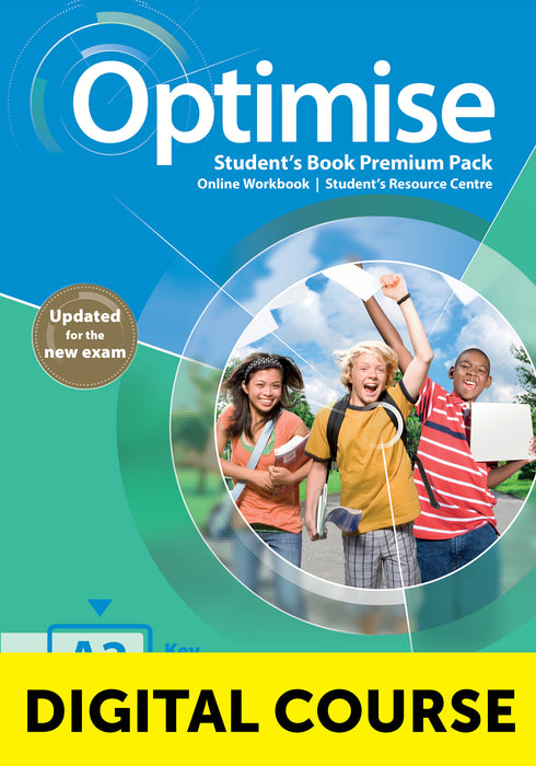 Optimise Updates A2 Digital Student's Book and Online Workbook with access to the Student's Resource Centre