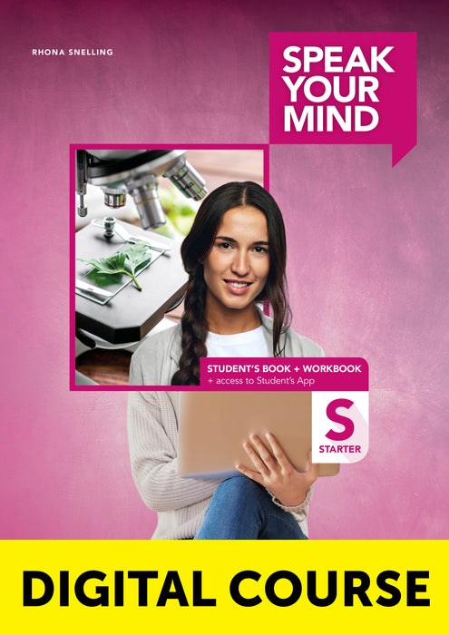 Speak Your Mind Starter Level Digital Student’s Book + Digital Workbook and Student’s App