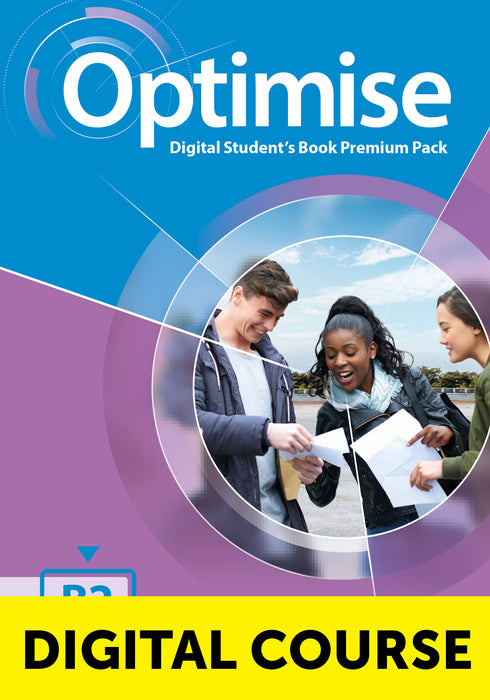 Optimise B2 Digital Student’s Book with Student’s Resource Centre (code only)